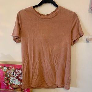 Rust Linen T-Shirt